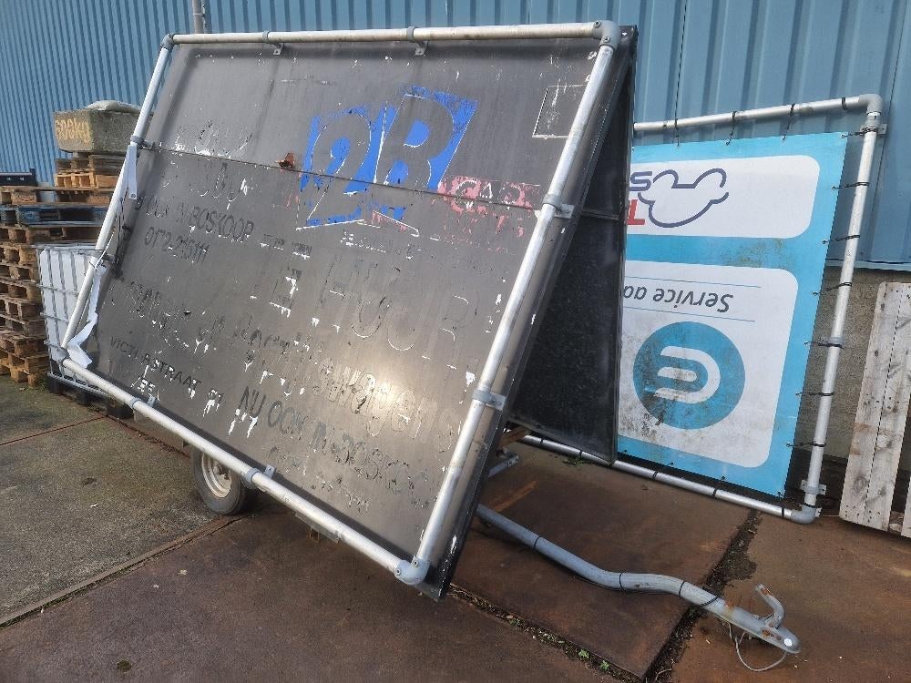 Aanhangwagen voor Reclame doeleinden  Reclame aanhanger, Auto diversen, Ophalen, Gebruikt