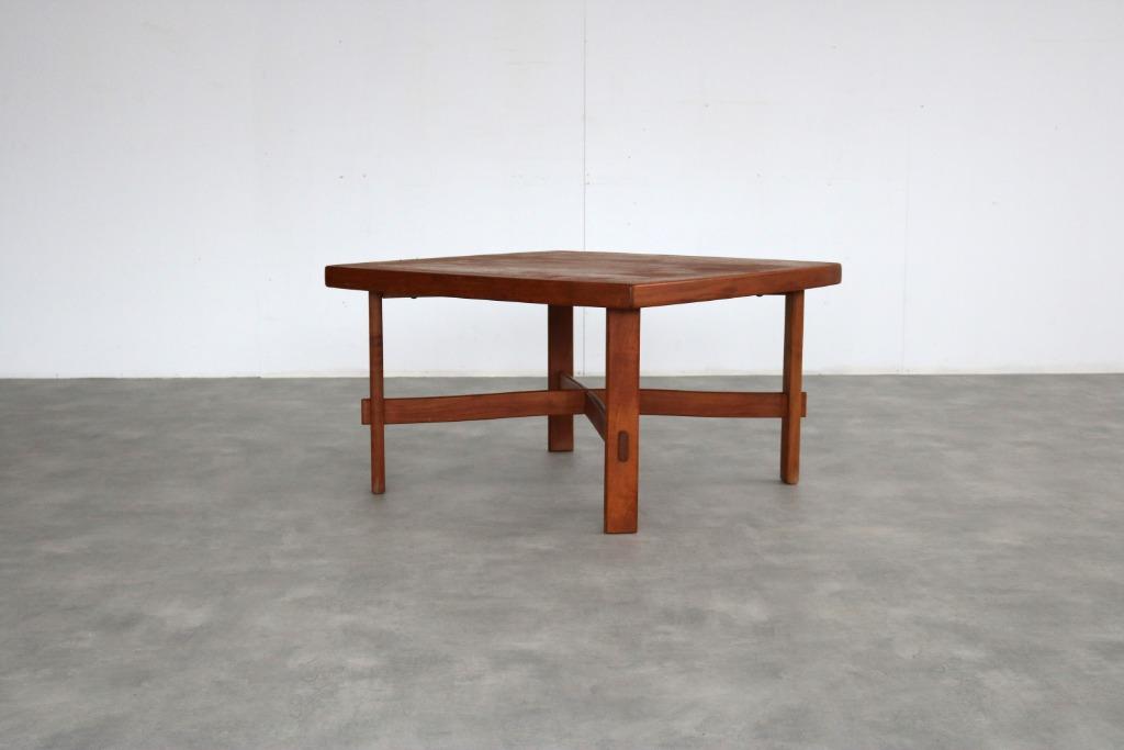 vintage salontafel | tafel | teak | jaren 60, Gebruikt, 100 tot 150 cm, Teakhout, Timbeije@hotmail.com