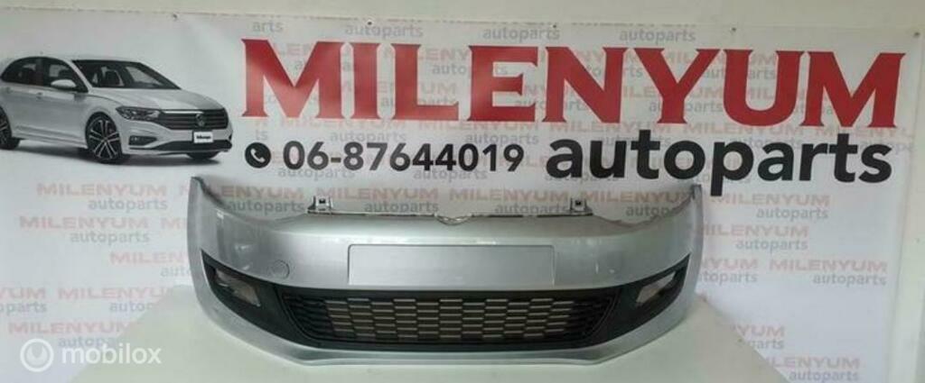 VOLKSWAGEN POLO 6R BUMPER (2009/2014) LA7W, Ophalen of Verzenden, Nieuw, Voor, Bumper