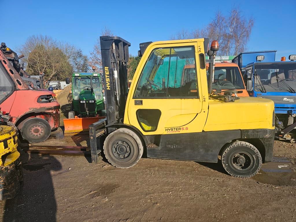 Hyster Heftruck 5.5 ton Gas Bouwjaar 2010, Ophalen of Verzenden, Diesel, Heftruck