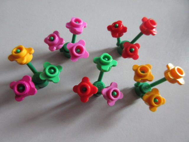 nr. 1737, Bloemetjes ., Ophalen of Verzenden, Zo goed als nieuw, Complete set, Lego