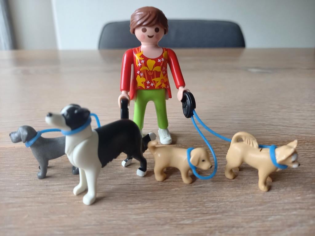 Playmobil Honden uitlaatservice - 5380 COMPLEET, Ophalen of Verzenden, Zo goed als nieuw, Complete set