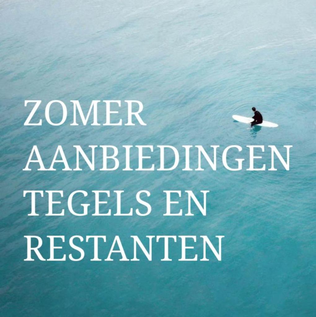 Zomeraanbiedingen tegels en restanten, Doe-het-zelf en Verbouw, Tegels, Ophalen, Nieuw, 20 tot 40 cm, 10 m² of meer