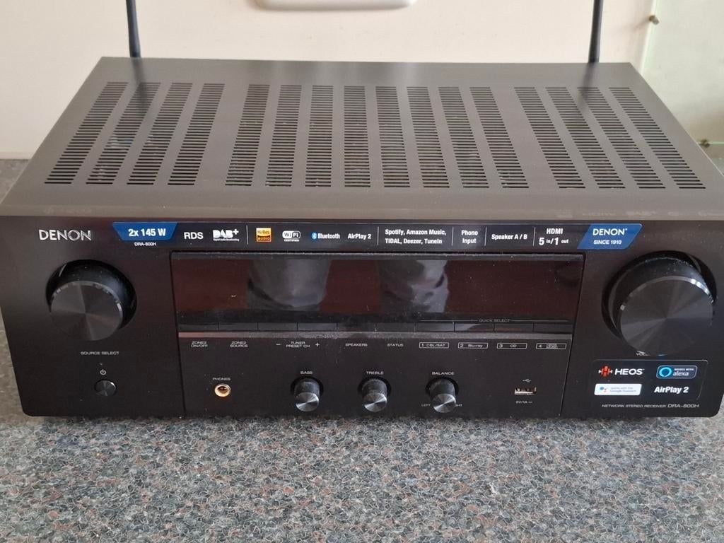 Denon DRA‑800H receiver zo goed als nieuw (2023), Audio, Tv en Foto, Versterkers en Receivers, Ophalen, Denon, Zo goed als nieuw