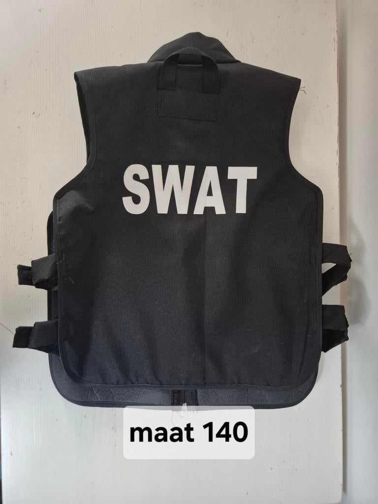 Carnavalskleding. Swat vest maat 140, Ophalen, Zo goed als nieuw, 134 t/m 140, Jongen of Meisje
