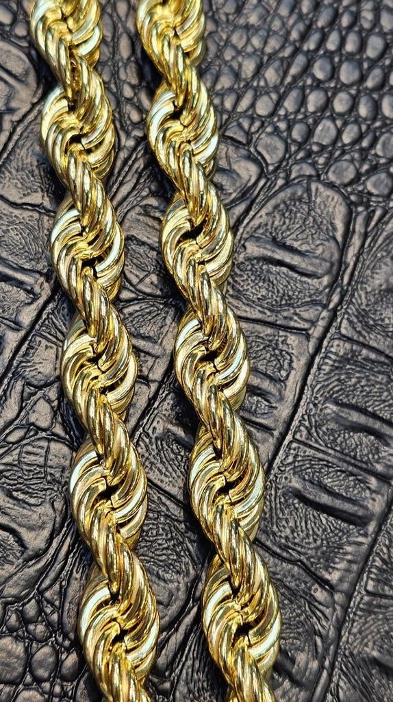 Prachtige rope chain 14karaat gouden ketting 42.05 gram, Ophalen of Verzenden, Nieuw, Goud, Goud