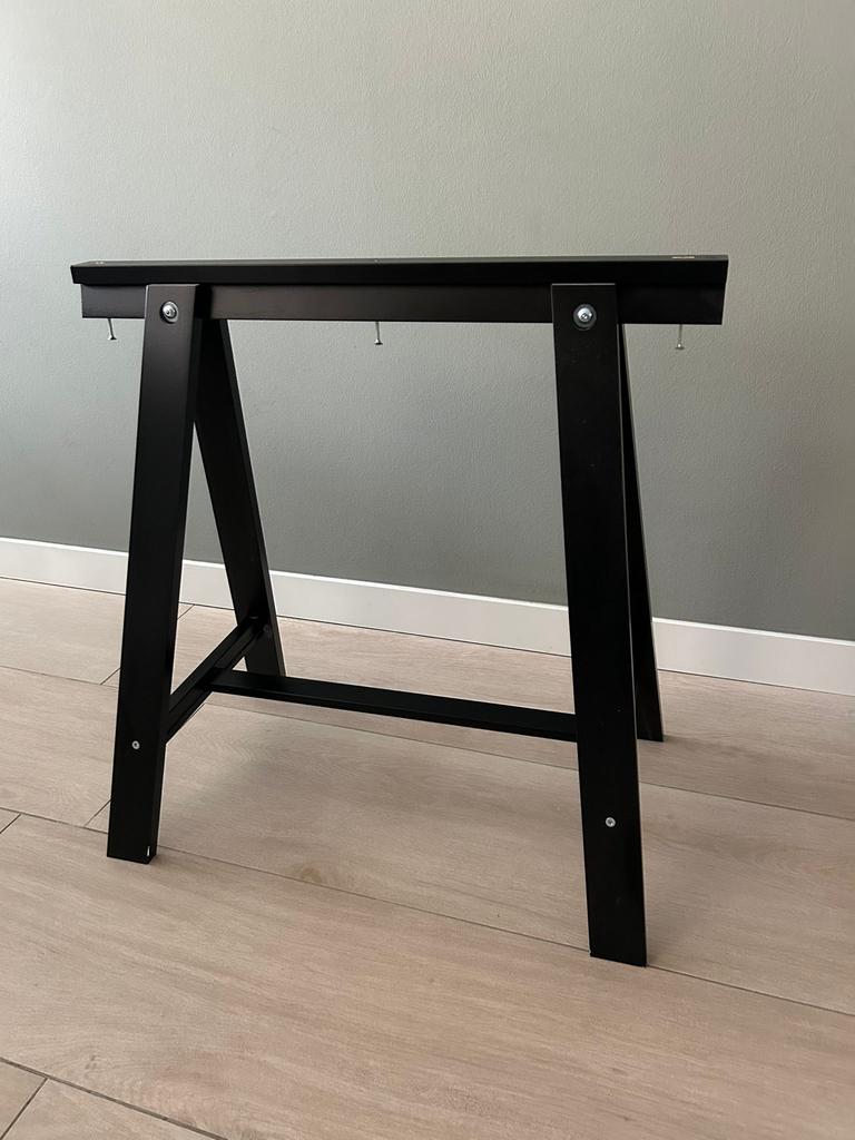 2 stuks IKEA schragen, Ophalen, Tafelpoot, 50 tot 100 cm, Zo goed als nieuw