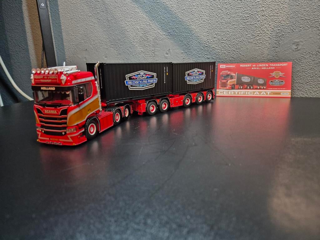 Scania R Trekker met Combi Trailer Robert van der Linden WSI, Ophalen of Verzenden, Nieuw, Overige merken