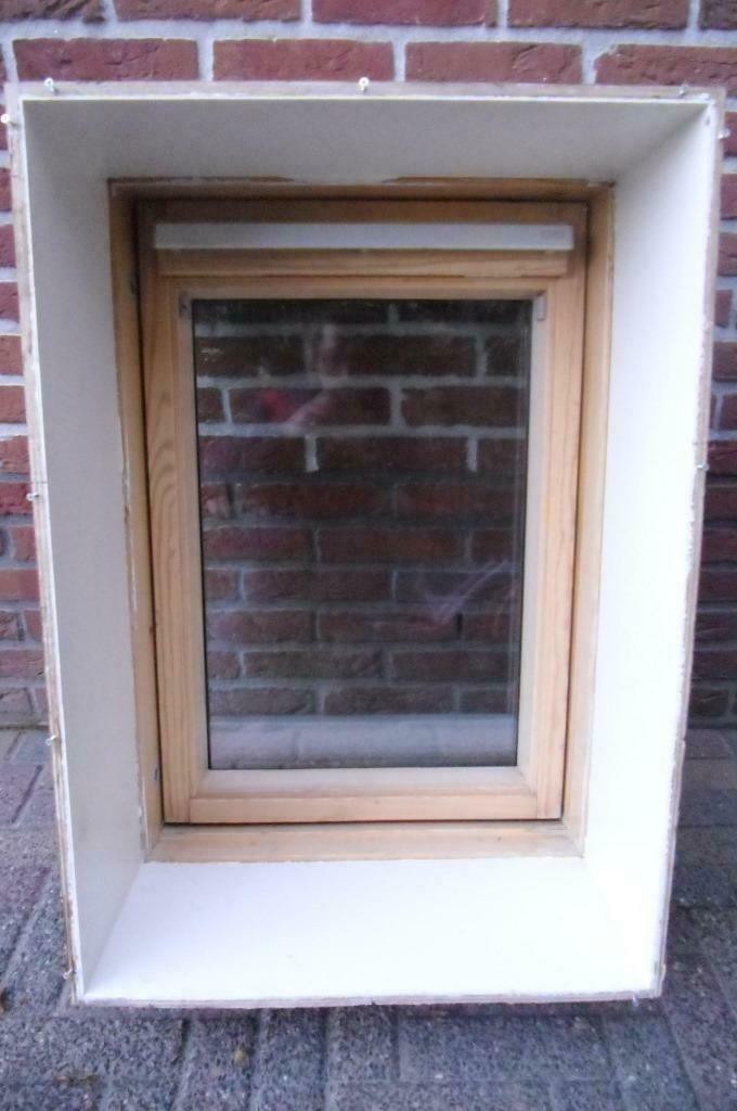 Dakraam Velux 55 x 78 cm (GGL 9 / 102/ C02) incl gootstuk, Ophalen, Gebruikt, Minder dan 80 cm, Minder dan 80 cm