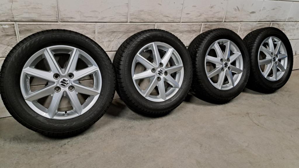 Winterbanden Swift Ignis Splash Baleno i20 Rio 175/65/15, Gebruikt, 15 inch, 175 mm, Banden en Velgen