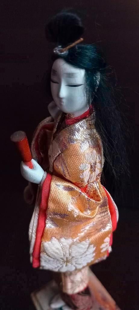 Antiek Japans Isho Ningyo Costume Doll Maiko Geisha, Ophalen of Verzenden