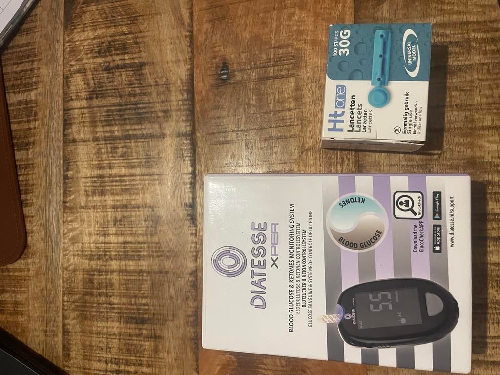 Diatesse XPER Bloedglucosemeter + Lancetten, Sport en Fitness, Gezondheidsproducten en Wellness, Nieuw, Overige typen, Ophalen of Verzenden