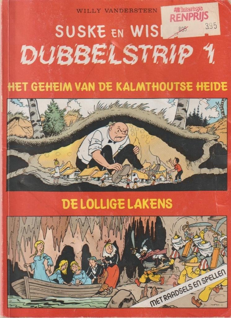Suske en Wiske Dubbelstrip 1 t/m 6 + 10, Boeken, Stripboeken, Gelezen, Meerdere stripboeken, Ophalen of Verzenden