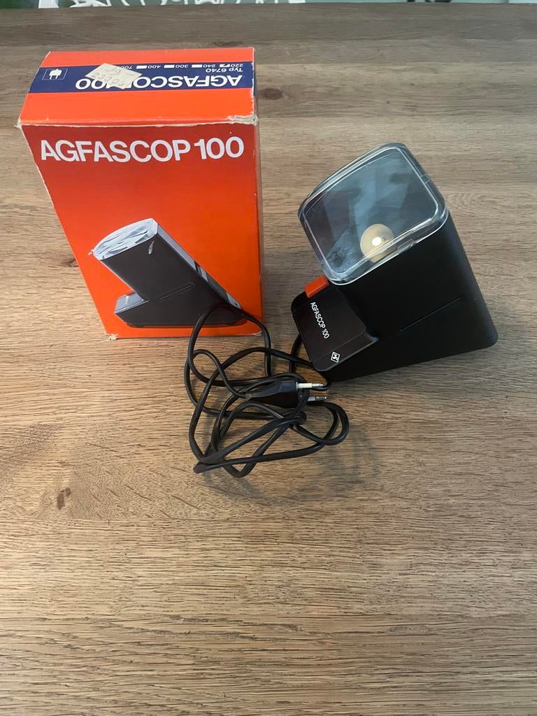 Agfascop 100 dia viewer Vintage, Audio, Tv en Foto, Diaprojectors, Ophalen of Verzenden, Gebruikt