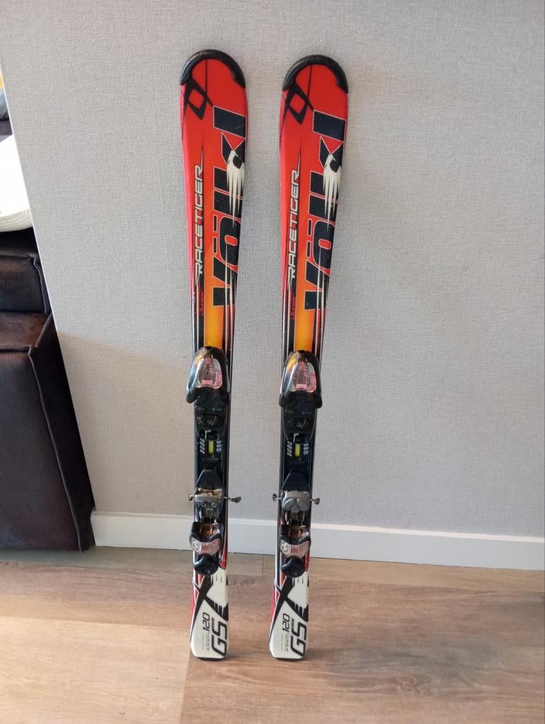 Völkl Racetiger Kinderski 120cm - Gewaxt!, Overige merken, Gebruikt, 100 tot 140 cm, Ophalen of Verzenden