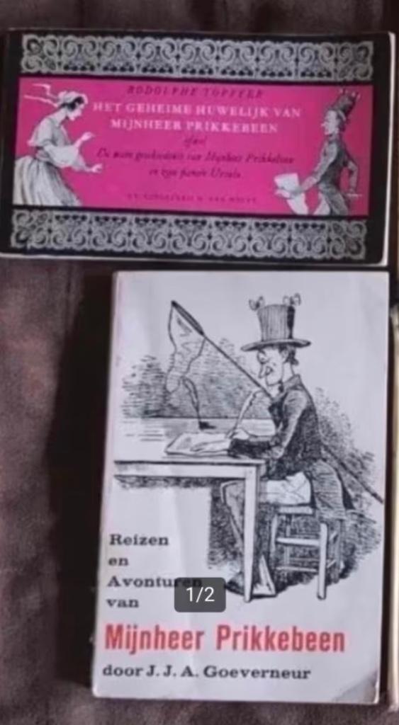 5 uitgaves mijnheer Prikkebeen door Rudolphe Topffer, Meerdere stripboeken, Ophalen of Verzenden, Gelezen