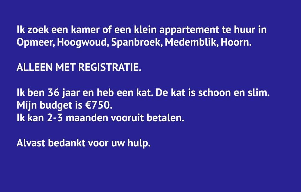 Kamer gezocht, Huizen en Kamers, Kamers te huur, Amsterdam