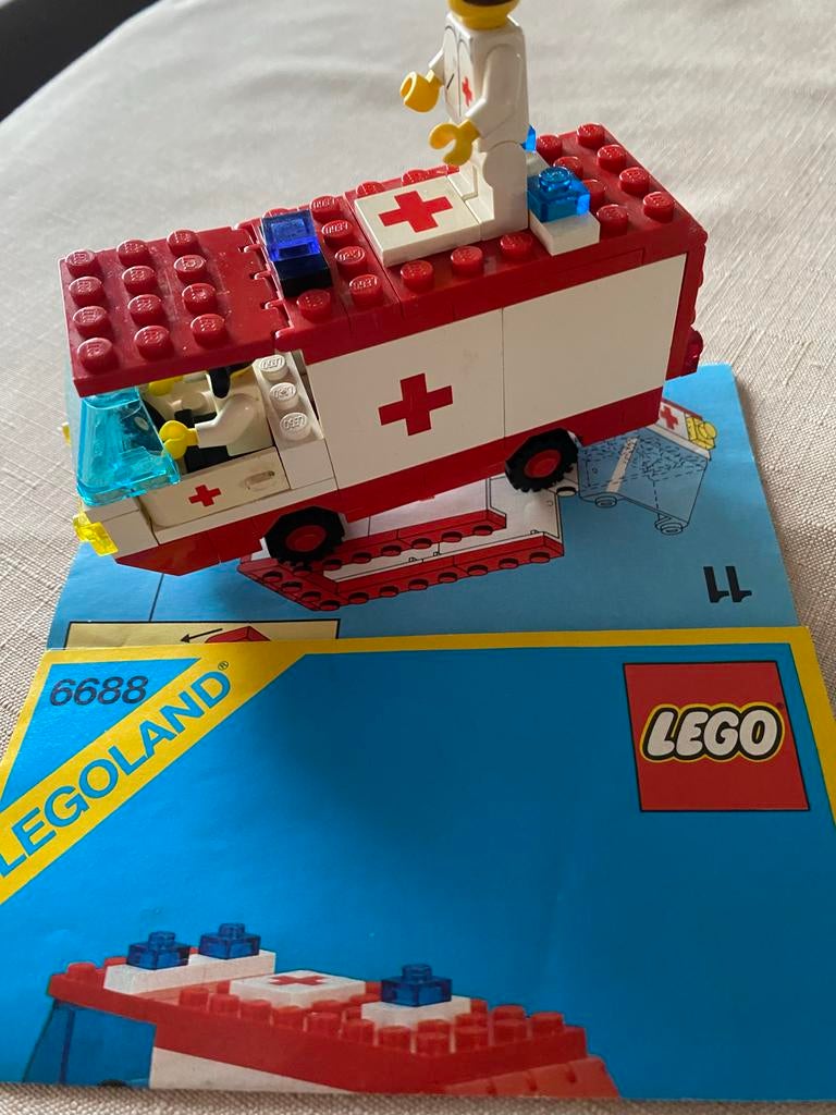 Vintage LEGO uit 1970 - Compleet met beschrijving, Ophalen of Verzenden, Gebruikt, Lego