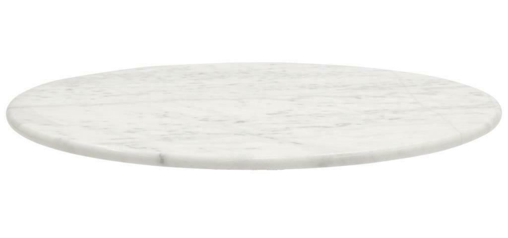 Rond gietijzeren tafel met marmer blad 80 x 74 cm tafels, Overige materialen, Bistro, 50 tot 100 cm, Rond