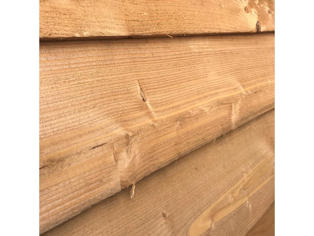 Douglas Zweeds rabat 8/18x125mm werkend voor €10,00 per m2, Ophalen of Verzenden, Nieuw, 250 cm of meer, Planken