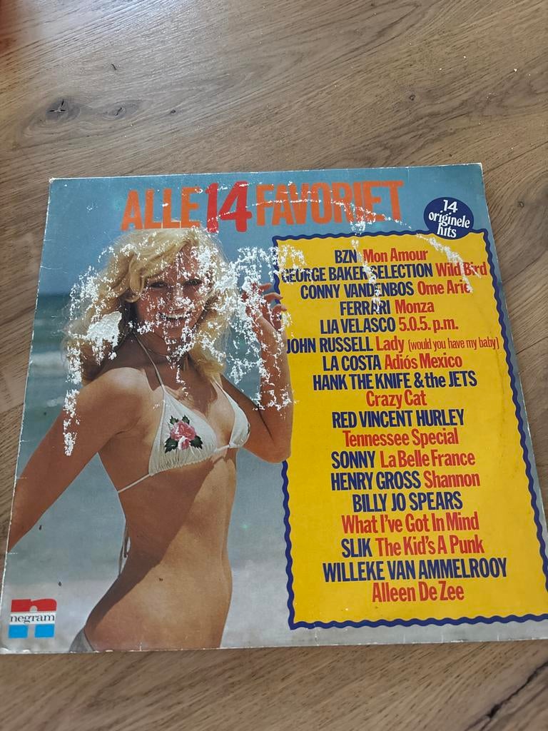 Vinyl - Alle 14 Favorieten LP, Ophalen of Verzenden, Gebruikt, 12 inch