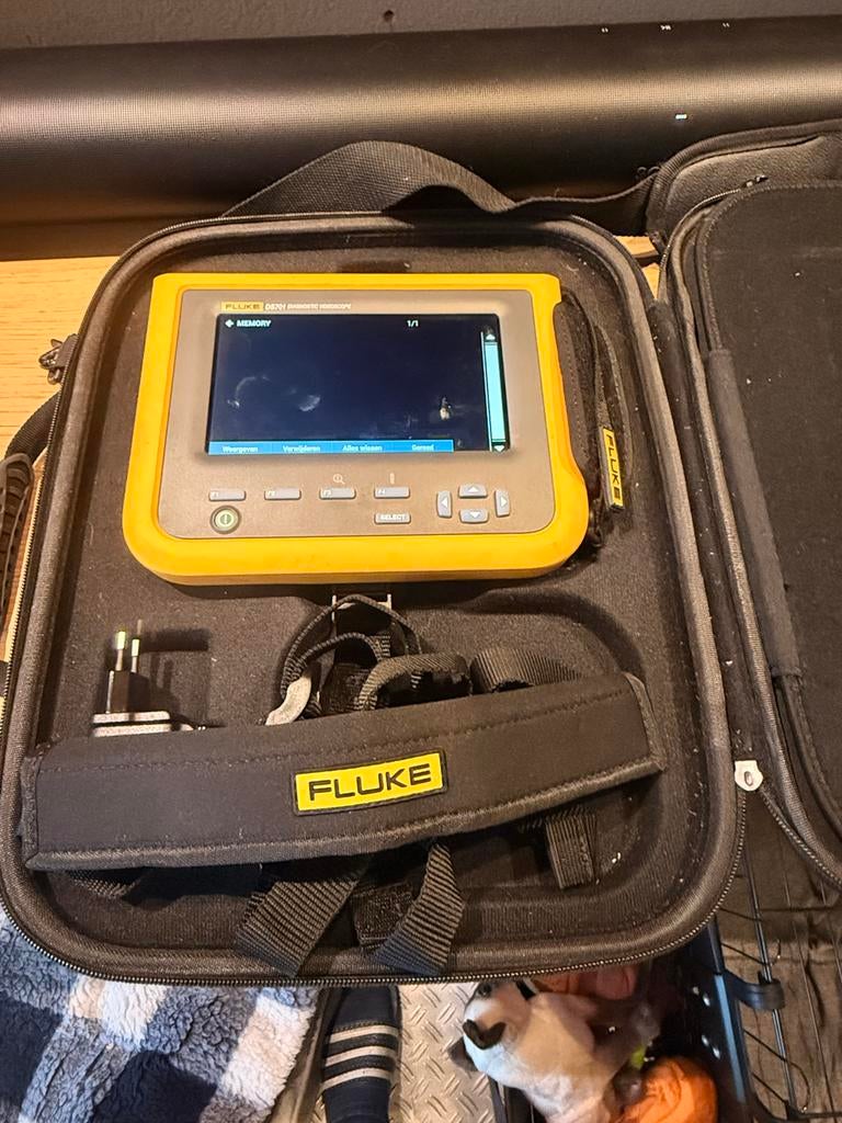 Fluke DS701 Videoscope met 2 probes en accessoires, Ophalen of Verzenden, Gebruikt, Multimeter