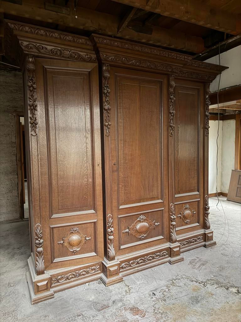 Prachtige Notariskast in Goede Staat, Antiek en Kunst, Antiek | Meubels | Kasten, Ophalen of Verzenden