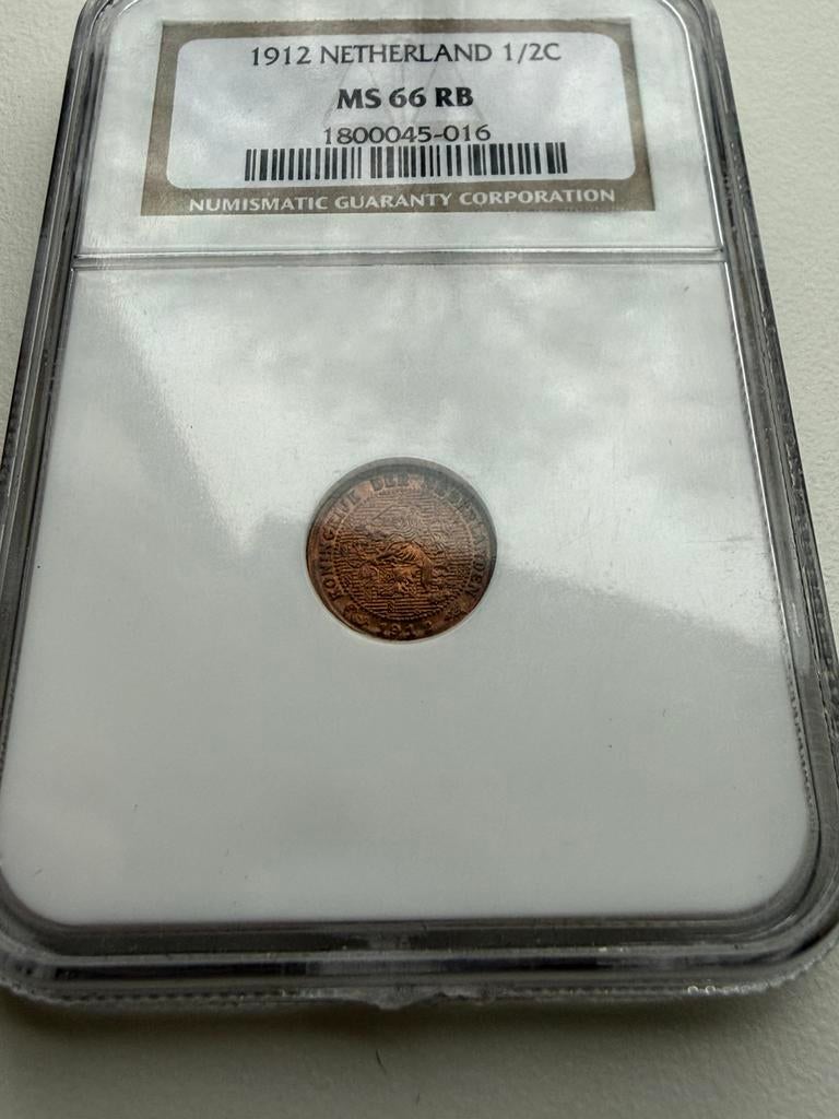 1/2 cent 1912 topkwaliteit, Postzegels en Munten, Munten | Nederland, Ophalen of Verzenden, Koningin Wilhelmina, Overige waardes