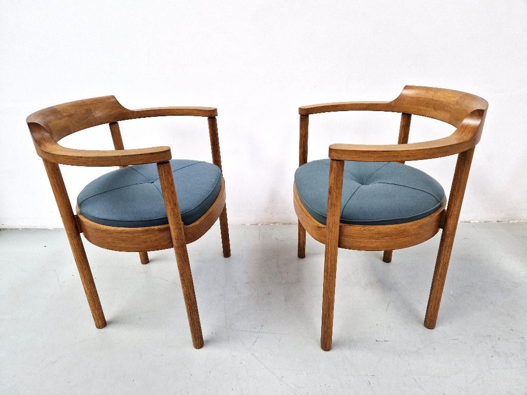 Set Vintage Stoelen Henning Munch Møbler M40, Huis en Inrichting, Stoelen, Ophalen, Gebruikt, Twee, -
