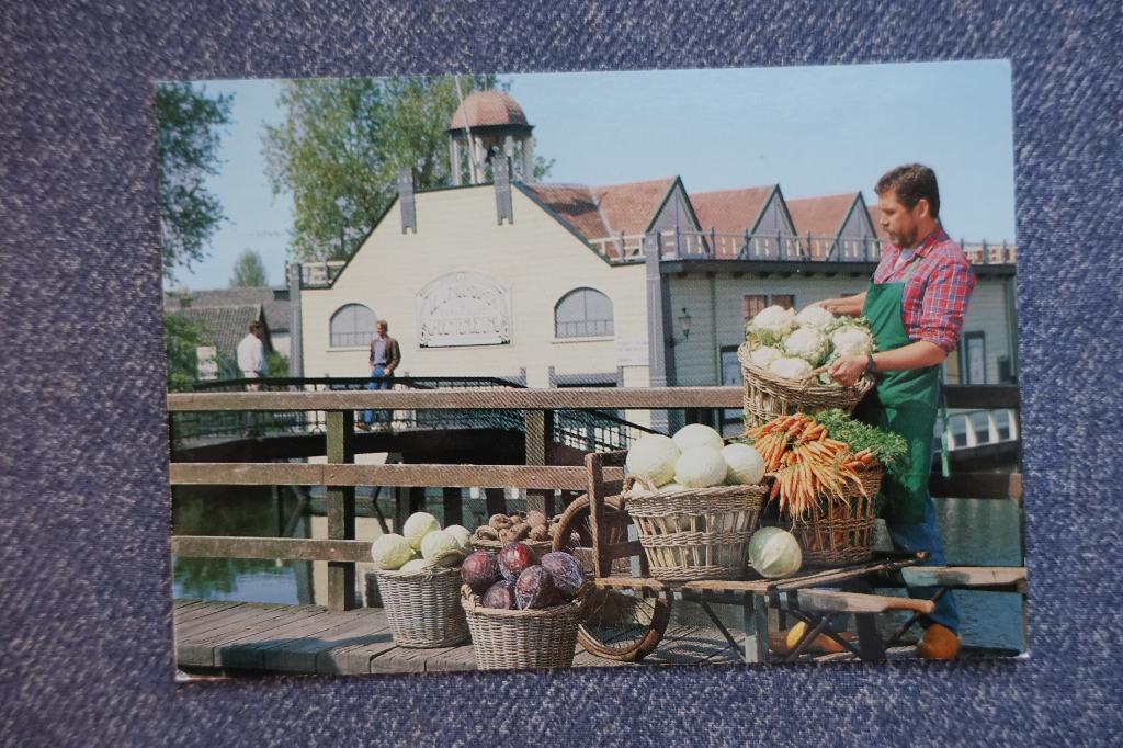 Broek op Langedijk. Veiling Museum, Verzamelen, Ansichtkaarten | Nederland, Ophalen of Verzenden, 1980 tot heden, Gelopen, Noord-Brabant