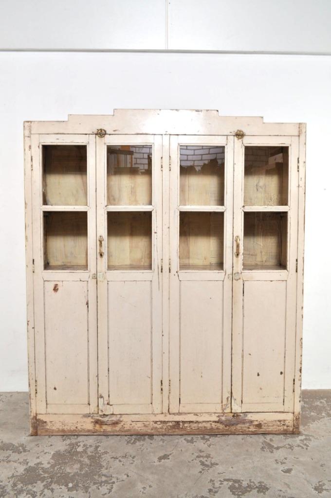 Vintage vitrinekast buffetkast servieskast teak jaren 50, Ophalen of Verzenden, Gebruikt, 25 tot 50 cm, 150 tot 200 cm