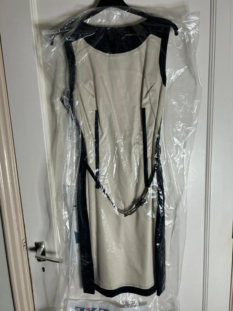 Natan Edition 5 Jurk (Linnen/Katoen), Kleding | Dames, Verzenden, Wit, Maat 42/44 (L), Zo goed als nieuw