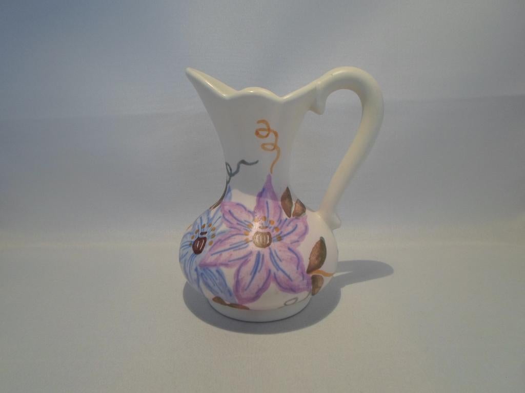 Gouda Orchide Plateel Kannetje, Antiek en Kunst, Ophalen of Verzenden