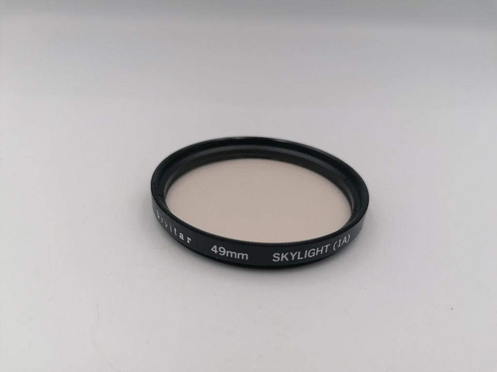 Vintage skylight Vivitar 1A filter 49mm, Ophalen of Verzenden, Niet werkend, Minder dan 50 mm, Overige typen