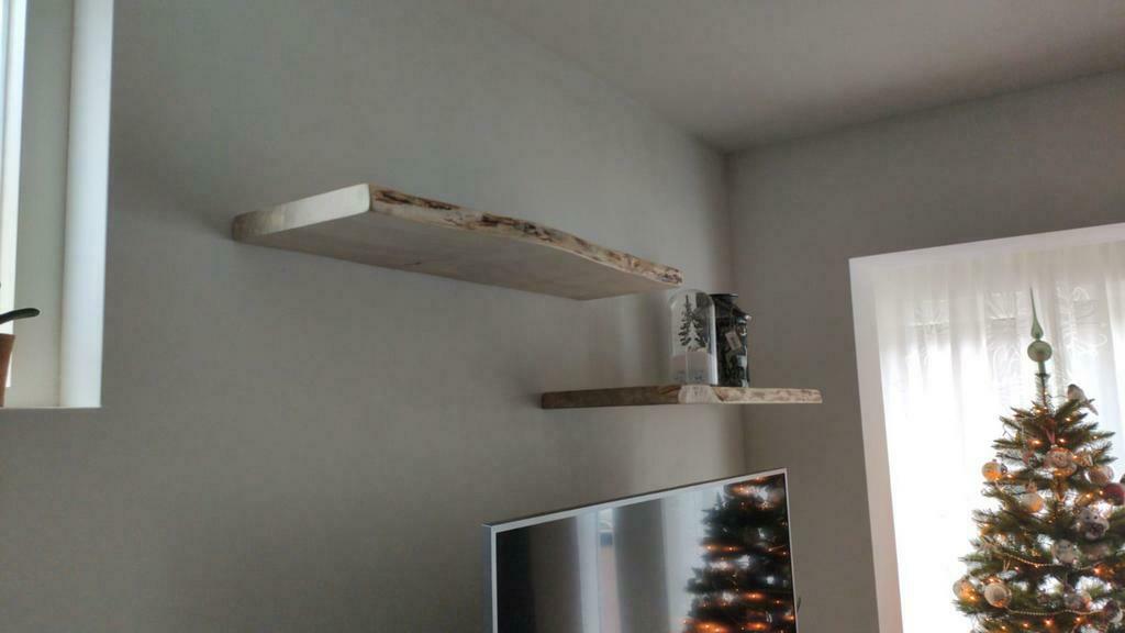 Wandplank boomstamplank tv meubel ikea boomstamblad, Nieuw, Ophalen of Verzenden, Plank, Overige houtsoorten