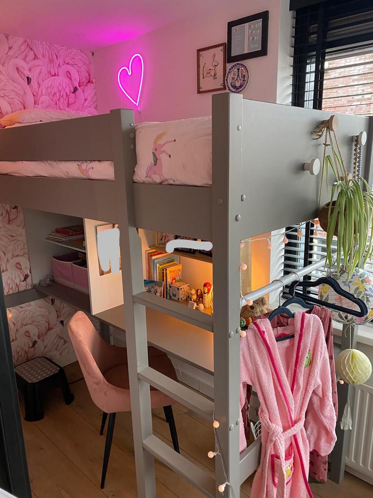 Hoogslaper inclusief IKEA matras, Ophalen, Zo goed als nieuw, Hoogslaper