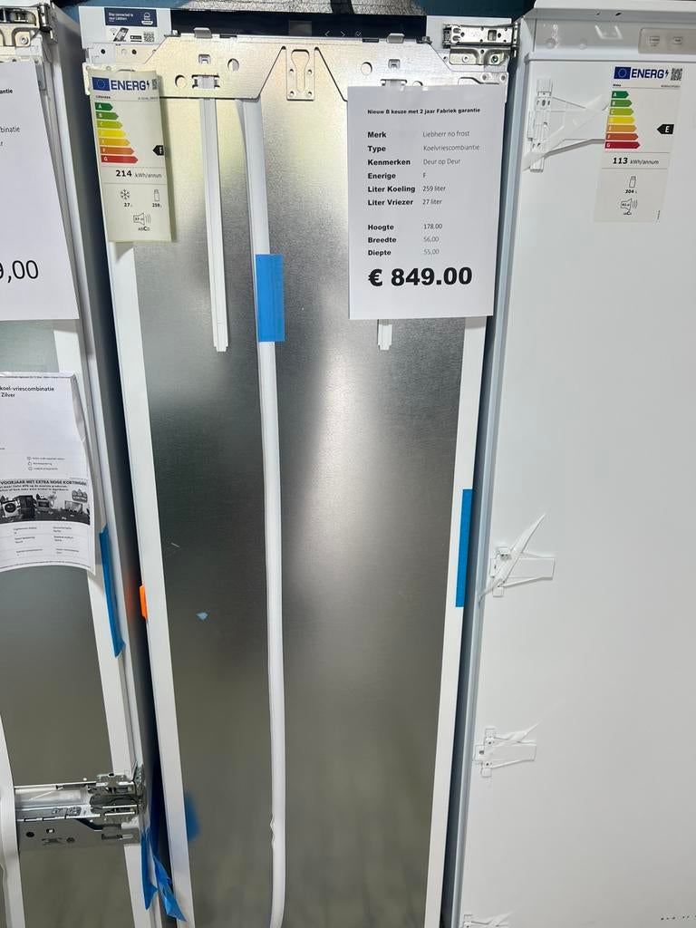 Liebherr no frost ik5z1fa1 koelvriescombinatie nieuw deur op