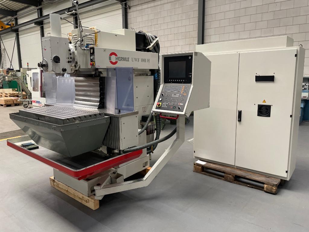 CNC freesbank Hermle UWF 1001 H met Heidenhain besturing, Ophalen, Gebruikt, Minder dan 500 mm, Freesbank