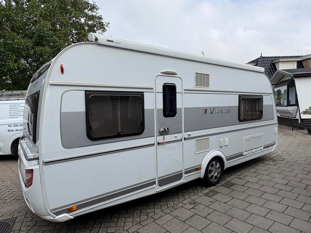 Tabbert vivaldi 550 E mover airco luifel alko, Vast bed, Rondzit, Tabbert, Particulier