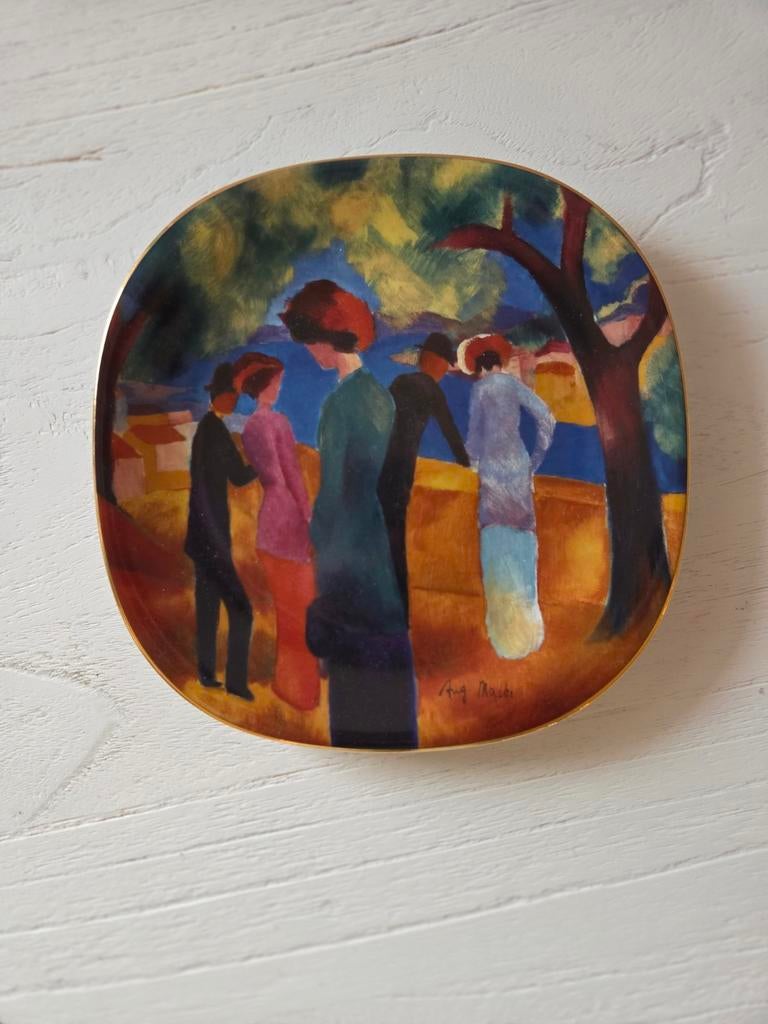 August Macke Wandborden - Genummerde Editie, Antiek en Kunst, Antiek | Wandborden en Tegels, Ophalen