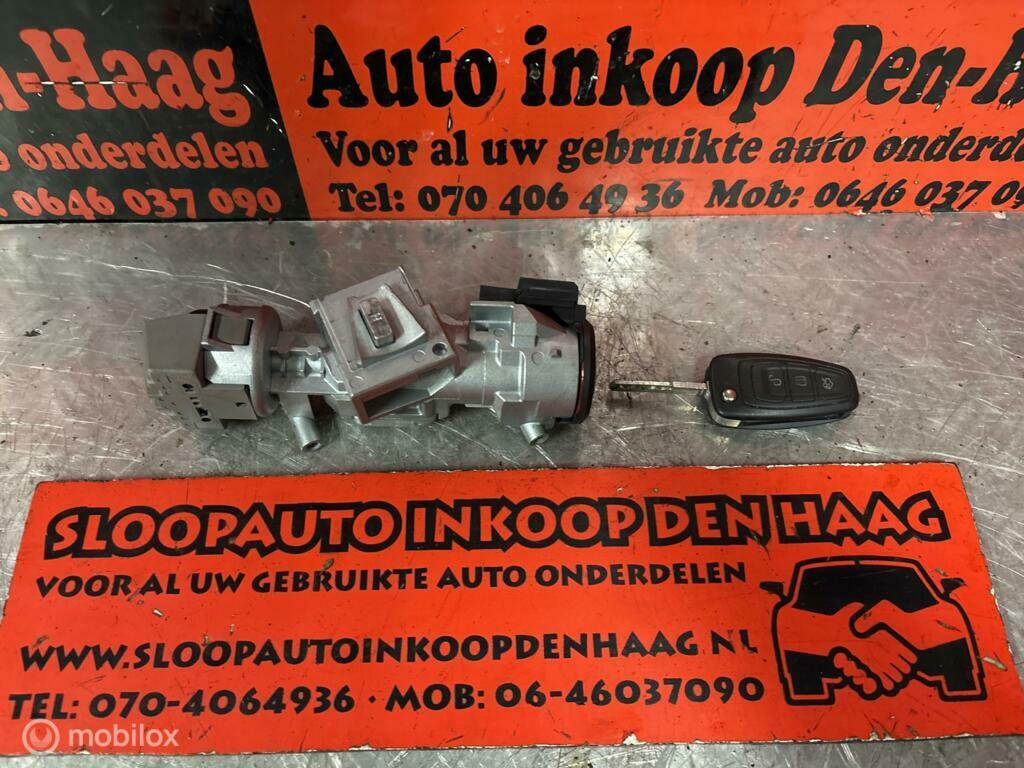 Ford Focus III ('11-'18) Contactslot + Sleutel | 3M513F880AE, Auto-onderdelen, Gebruikt, Ford, Ophalen of Verzenden, Ford