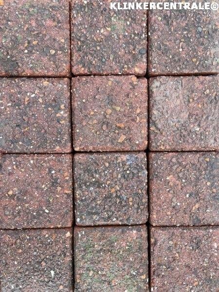 1.000m2 rood bruin betonklinkers koppelstones bkk bss oprit, Tuin en Terras, Bij dit gebruikte product niet meer te achterhalen.