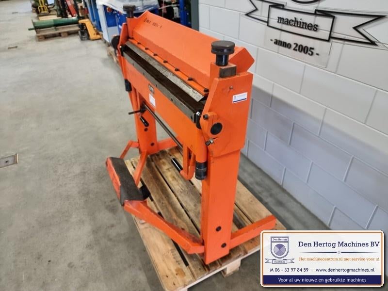 HM zetbank 1020x2mm met voetklemming gebruikte zetbanken, Ophalen, Gebruikt