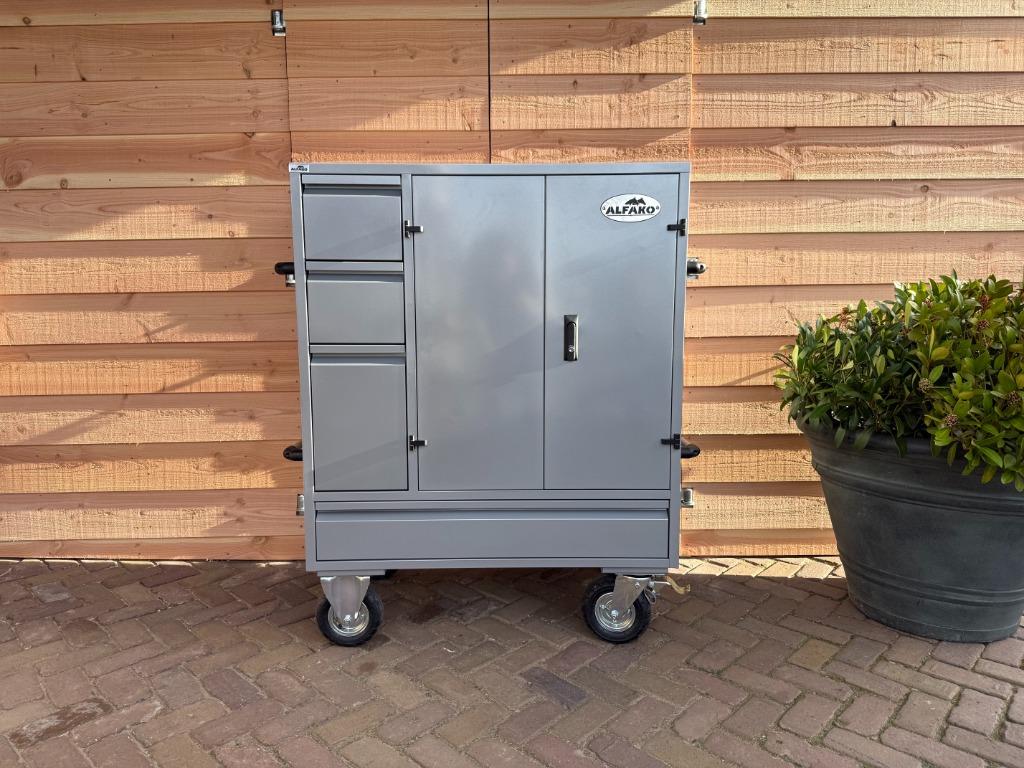 MIDI 200 ZILVER saddle box Alfako Concourskast | zadelkast, Dieren en Toebehoren, Ophalen, Nieuw, Overige soorten