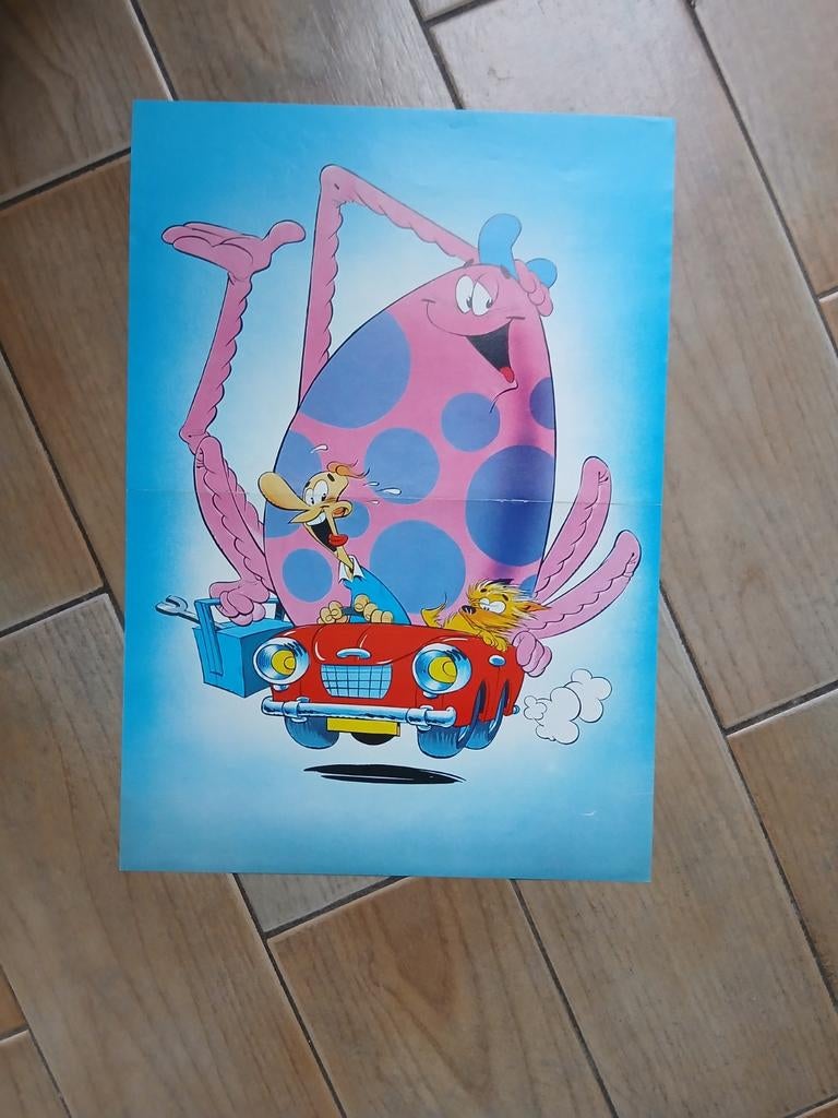 Oktoknopie Poster, Ophalen of Verzenden, Gebruikt, Plaatje