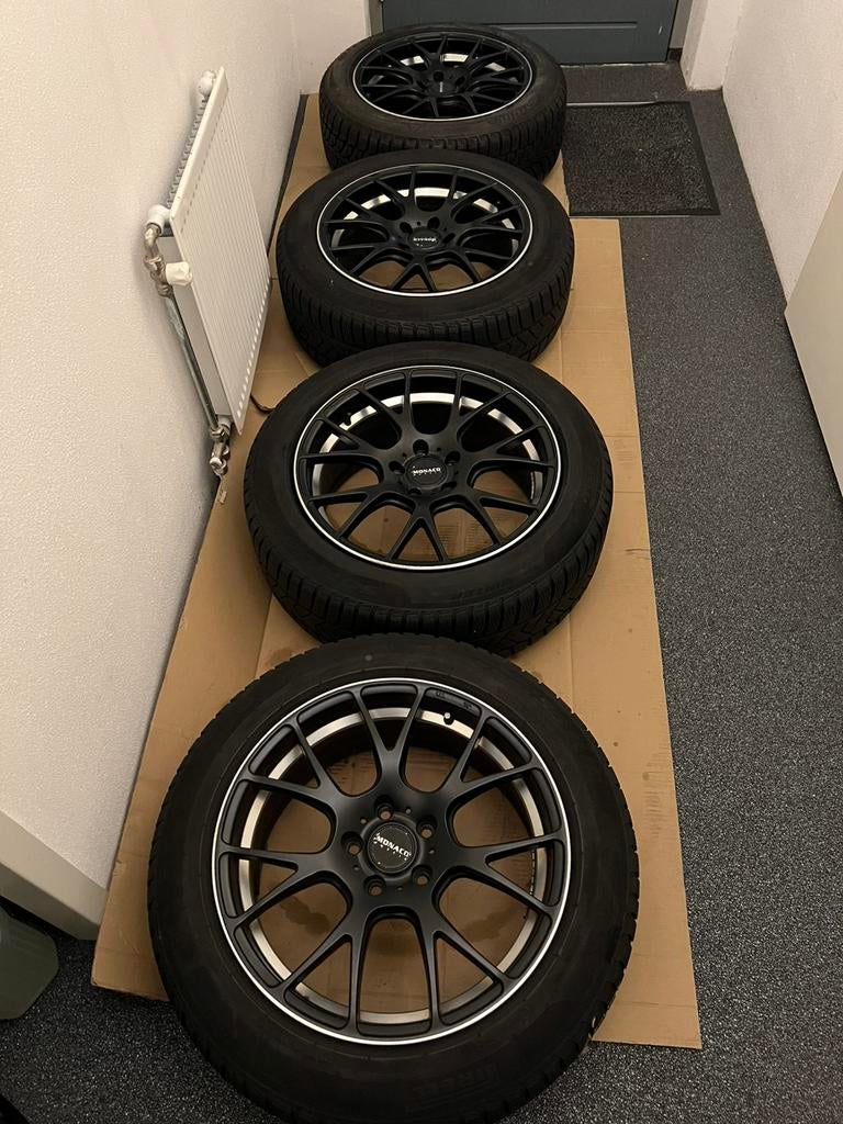 Monaco Mirabeau 18 inch 225/55/18 winterbanden Steek 5x114,3, Ophalen, 18 inch, Banden en Velgen, Winterbanden