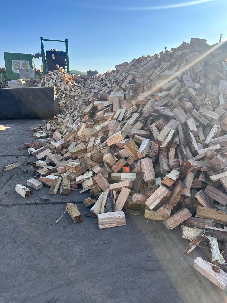 Ovendroog Haardhout Eik & Beuk Kachelhout, Tuin en Terras, Minder dan 3 m³, Verzenden, Eikenhout, Blokken