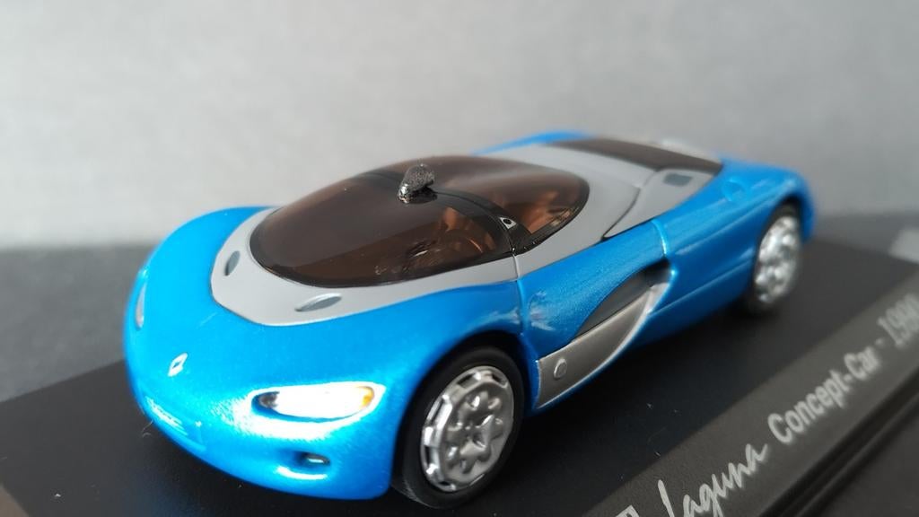 Renault Laguna Concept Car 1990 1:43 Altaya ixo Pol, Overige merken, Auto, Verzenden, .