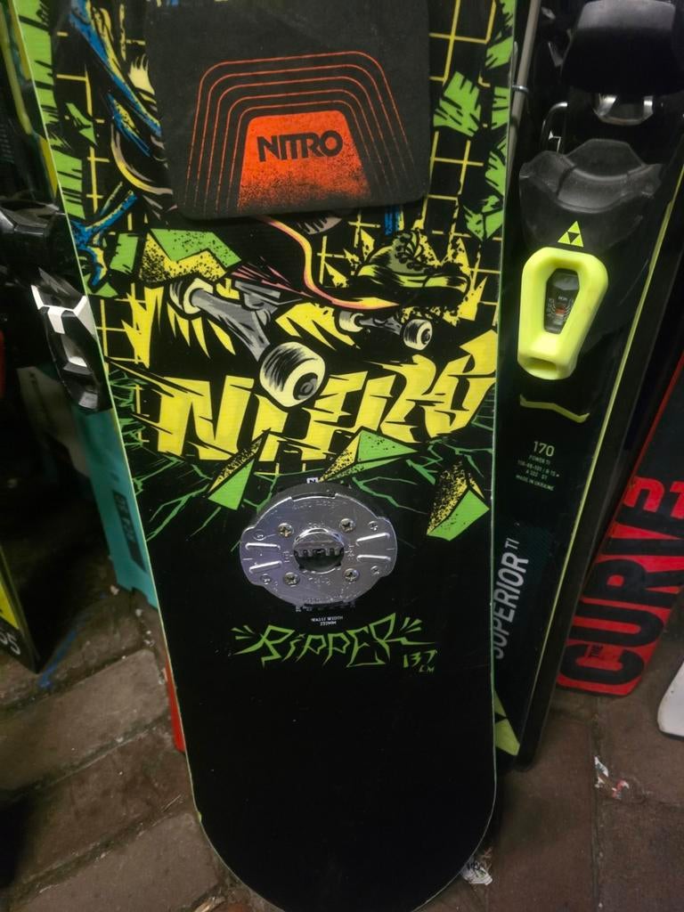 137cm SNOWBOARD NITRO RIPPER, Board, Ophalen of Verzenden, Zo goed als nieuw