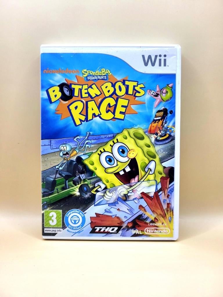 SpongeBob SquarePants Boten Bots Race (Geen Boekje) - Wii, Nintendo support, 1 speler, Eén computer, Ophalen of Verzenden